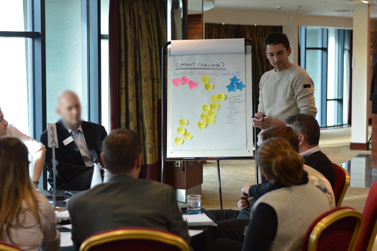 Design workshop at annual bus conference